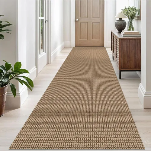 Miniatura 153 de EARTHALL Alfombra de pasillo 3x14 pies, alfombras lavables extra largas para pasillos, tejidas, antideslizante, alfombra trenzada para entrada