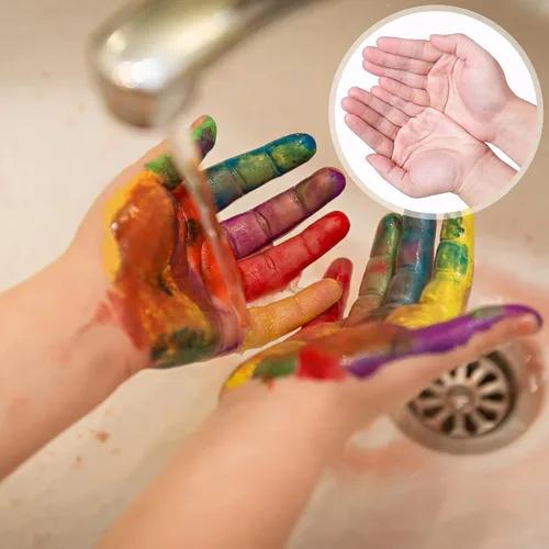 Miniatura 5 de NewWay Pintura luminosa de neón para rostro y cuerpo que brilla en la oscuridad, suministros de fiesta, maquillaje, luz de pintura en crema