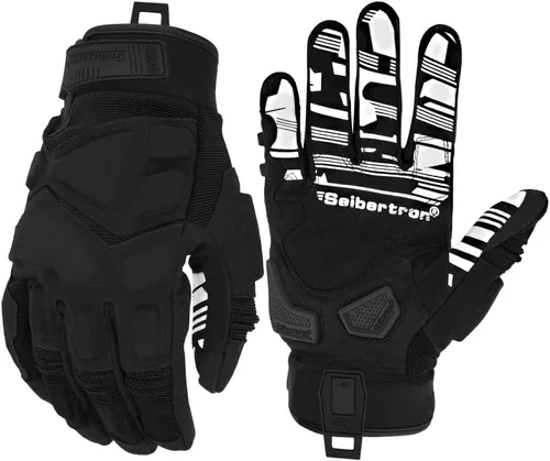 Miniatura 25 de Seibertron SPS Series - Guantes para motocicleta con pantalla táctil, para motocross, BMX, ATV, MTB, ciclismo, completo o medio dedo, para adultos