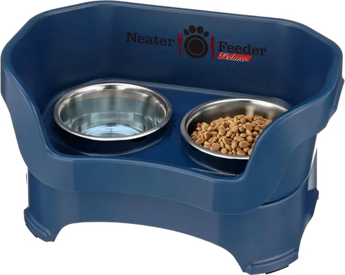 Miniatura 17 de Neater Pet Brands Neater Feeder Deluxe Cuencos para perros a prueba de derrames elevados para perros grandes de más de 40 libras, fabricado en EE.