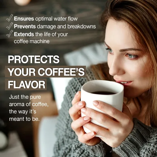 Miniatura 7 de ERRECOM Moka, Descalcificador de máquina de café, A3 registrado NSF, compatible con todas las máquinas de café y hervidores, botella de cuarto