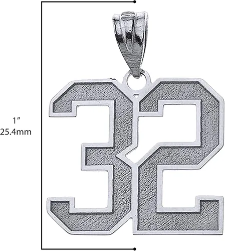 Miniatura 4 de Claddagh Gold Colgante de plata personalizable con tu número y nombre de la suerte, Plata esterlina