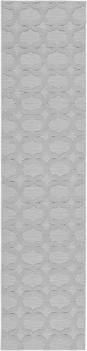 Miniatura 250 de Garland Rug Sparta - Alfombra antideslizante de polipropileno de 2 pies x 12 pies, color negro, ideal para salas de estar y pasillos, elegante