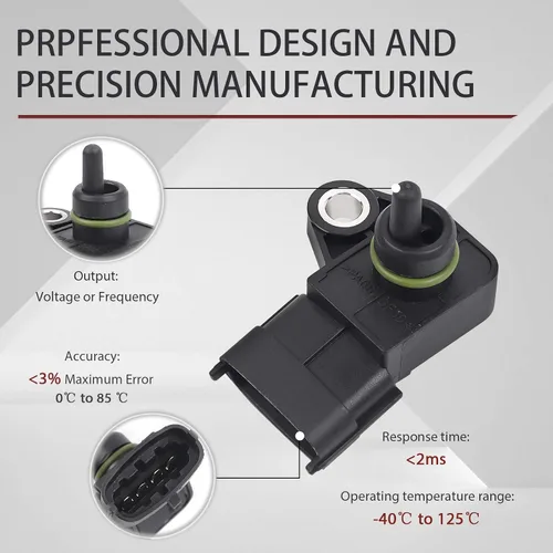 Miniatura 2 de OTUAYAUTO Sensor de presión absoluta del colector MAP - Reemplazo para Hyundai Accent 2012-2019, Tucson 2010-2019, Sonata 2008-2018, Elantra