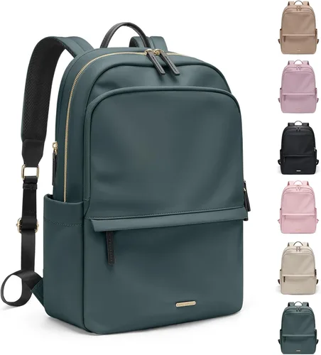 Miniatura 11 de GOLF SUPAGS Mochila para laptop para mujer, bolsa delgada para computadora, trabajo, viajes, universidad, mochila para portátil de 14 pulgadas