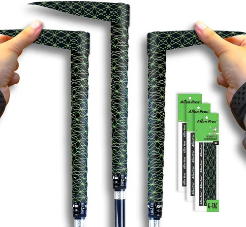 Miniatura 8 de ALIEN PROS Paquete de 6 cintas de envoltura de agarre de golf Cubic & Skull Mix - ReGrip en 1 minuto