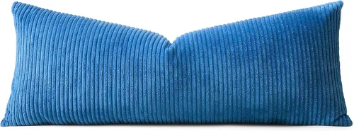 Miniatura 399 de Artscope Fundas de Almohada de Pana a Rayas Acogedoras Súper Suaves Decorativas Cuadradas Fundas de Cojín para Sofá Sillón Dormitorio Decoración