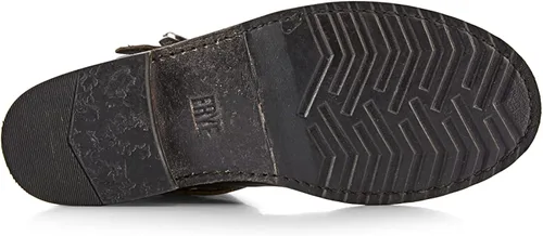 Miniatura 6 de Frye Veronica Botines para mujer hechos de cuero cepillado de grano completo con herrajes de metal antiguo e impermeables, construcción de ribete