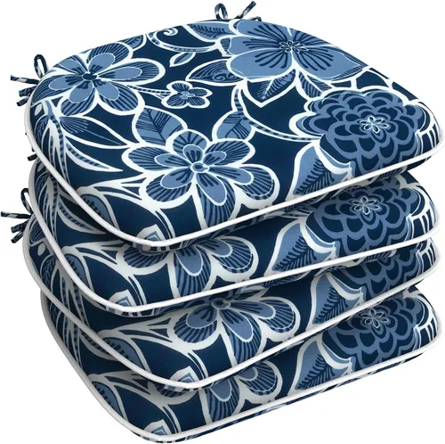 Miniatura 60 de LVTXIII - Cojines de asiento de patio de 16 pulgadas de profundidad x 17 pulgadas de ancho, cojines para sillas de exteriores, para todo tipo de gris