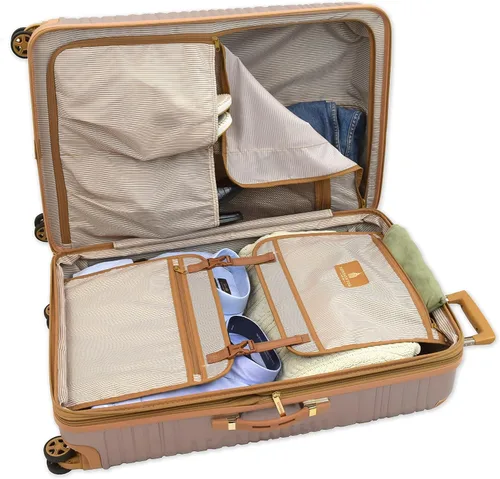 Miniatura 4 de LONDON FOG Chelsea - Spinner expandible de 20", Oro Rosa, London Fog Chelsea - Spinner expandible de 20