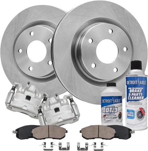 Miniatura 91 de Detroit Axle - Rotores de freno para Ford Mustang 2015 2016 2017 2018 2019 2020 2021 2022 2023 Rotores de freno de disco 2016 2017 2018 2019