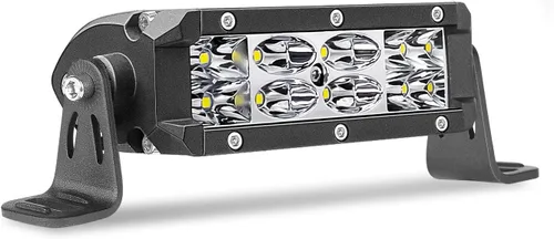 Miniatura 13 de Barra de luz LED delgada de 5 pulgadas, AKD Part 72W, combinación de haz puntual y amplio, cápsulas LED pequeñas, luces de conducción todoterreno