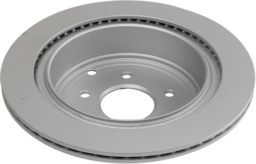 Miniatura 5 de TRQ Kit de pastillas de freno de cerámica premium traseras y rotor recubierto con productos químicos compatibles con Nissan