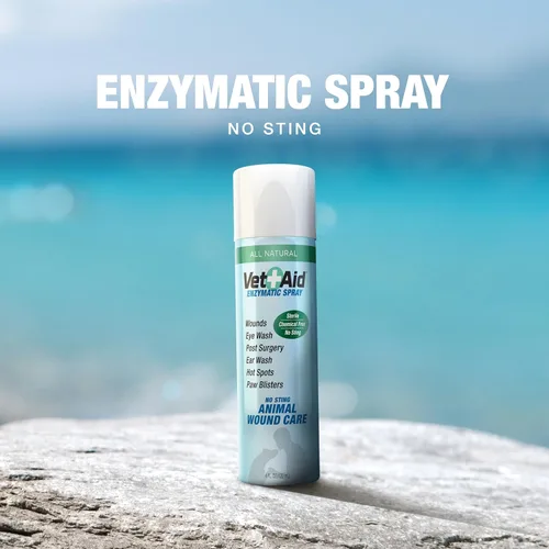 Miniatura 5 de Spray para el cuidado de heridas de animales – Cuidado de heridas de mascotas – Spray salino para el cuidado de mascotas – Soporta dermatitis