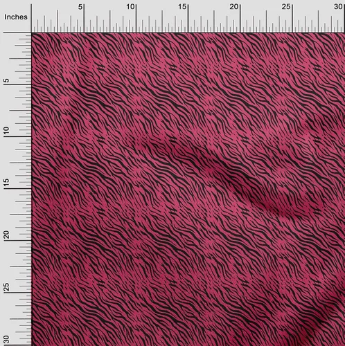 Miniatura 2 de OneOone Tela de algodón flexible magenta para coser tela de artesanía impresa por The Yard 40 pulgadas de ancho - U1Y