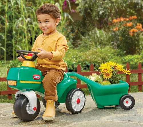 Miniatura 6 de Little Tikes Tractor y carrito, correpasillos, para niños y niñas de 1 a 5 años