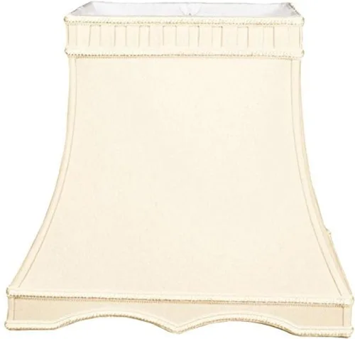 Miniatura 9 de Royal Designs - Pantalla rectangular para lámpara de diseño, color beige, (8 x 6) x 12 x 8 pulgadas x 11 pulgadas