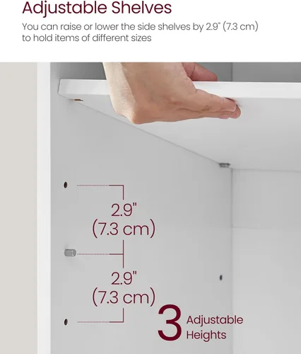 Miniatura 7 de VASAGLE CUSTOS Collection - Banco de zapatos, banco de almacenamiento con asiento acolchado, banco de entrada con 12 compartimentos, para Blanco +