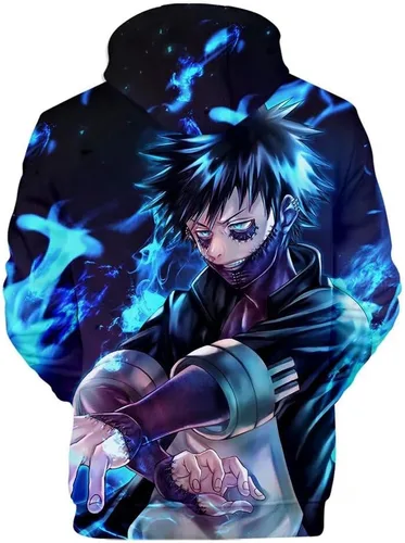 Miniatura 2 de CHLOBLOM Sudadera con capucha de anime para Halloween y cosplay