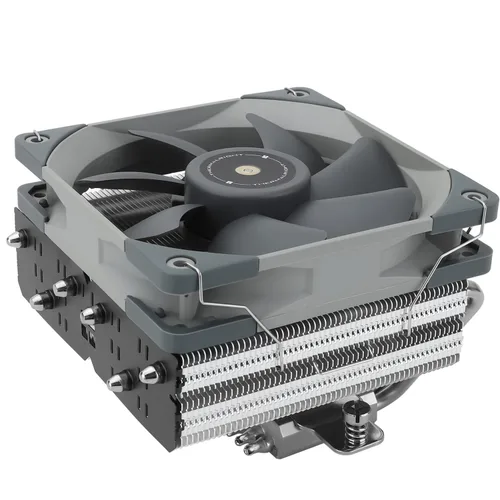 Thermalright Enfriador de aire de CPU SI-100, tubos de calor de 6 × 0.236 in, enfriador de CPU silencioso PWM de 4.724 in con 2000 RPM, para