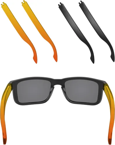 Miniatura 22 de EZReplace 1 par/2 pares de patillas de repuesto para gafas de sol Oakley Holbrook OO9102 OO9244/Holbrook XL OO9417 Negro
