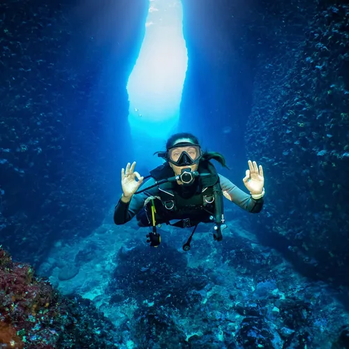 Miniatura 7 de Máscara de buceo Pano 3 para adultos, máscara de esnórquel de vidrio templado, máscara de natación antivaho sin fugas, gafas de natación con Rojo