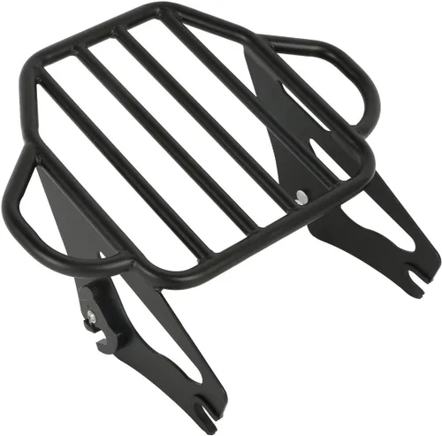 Miniatura 16 de XFMT Portaequipajes desmontable de dos plazas para motocicleta para Harley Touring Road King Street Glide Road Glide Electra Glide 2009 y posterior