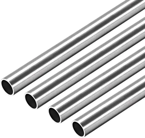 Miniatura 23 de uxcell Tubo redondo de acero inoxidable 304 0.276 in OD 0.016 in espesor de pared 9.843 in de longitud Tubo recto sin costura 4 piezas