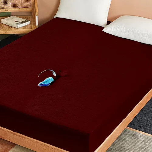 Miniatura 5 de SKY BEDDINGS Protector de colchón impermeable de tamaño individual, funda de colchón de rizo de alta calidad, ultrasuave, transpirable, sin ruido