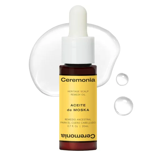 Ceremonia Pre-champú Tratamiento del cuero cabelludo suero de aceite para el cabello, aceite de Moska Heritage Remedio para el cuero cabelludo para