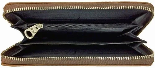 Miniatura 4 de Montana West Cartera de muñeca para mujer 2 en 1 de piel auténtica con cierre de cremallera