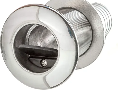 Attwood 66553-3 Barco Self-Bailing Cockpit Barbed Acero inoxidable 1 ½-Inch Scupper Valve