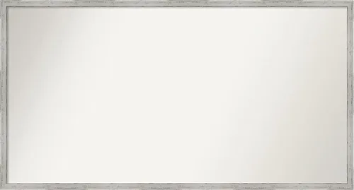 Miniatura 801 de Amanti Art Espejo de baño blanco para sobre el fregadero, 32 x 45 pulgadas, espejo de tocador rectangular blanco esbelto, marco de madera moderno