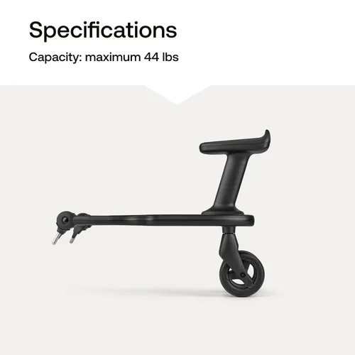 Miniatura 3 de Bugaboo Tabla con ruedas con asiento desmontable – Tabla de cochecito para niños pequeños compatible con todos los cochecitos Bugaboo – Tabla