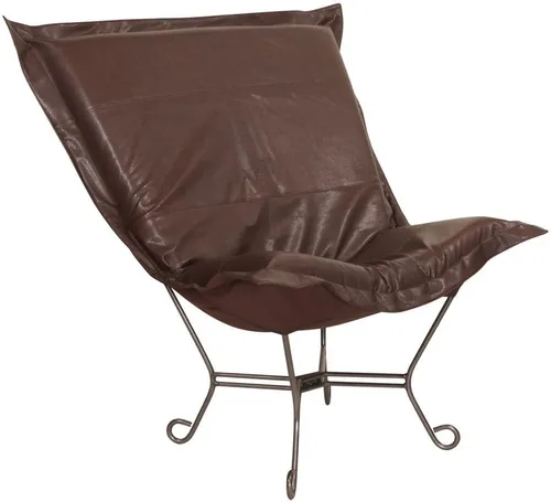 Miniatura 7 de Howard Elliott Collection Avanti Pecan - Silla de asiento oscilante con funda, silla multiusos de mariposa con marco de titanio, muebles de patio