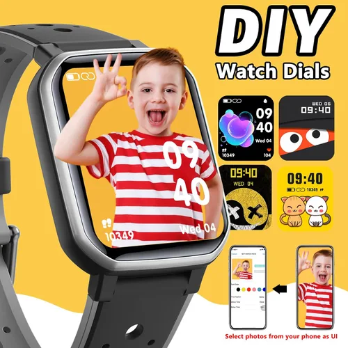 Miniatura 5 de Reloj inteligente para niños y adolescentes, rastreador de fitness sin necesidad de teléfono, reloj para niños y niñas con 19 modos deportivos