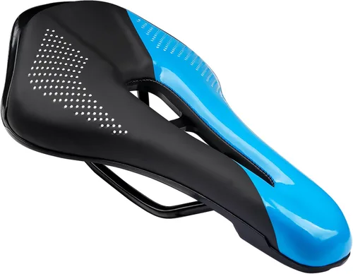 Miniatura 4 de Asiento de bicicleta Sillín de bicicleta para hombres y mujeres, asiento de bicicleta impermeable cómodo y suave cojín Azul