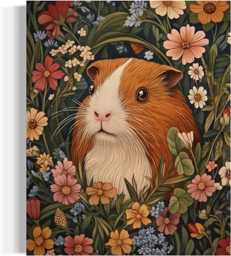 Miniatura 47 de Póster de Arte de Luna Llena, Estilo William Morris Retro de Mediados de Siglo Botánico Victoriano Academia Oscura Decoración Gótica Galería 10a