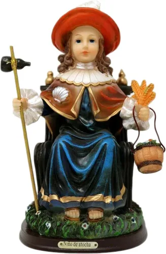 Gigi's Classy Kids Estatua de Santo Nino de Atocha Santo Divino Niño Estatua 5 pulgadas, 8 pulgadas, 12 pulgadas (5 pulgadas)