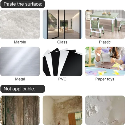 Miniatura 7 de Burlete para puerta, 2 rollos de tira de sellado de 1/4 pulgadas de ancho x 1/8 de grosor, cinta adhesiva de espuma de una cara de celda cerrada