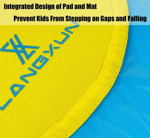 Miniatura 4 de LANGXUN Juguetes para bebés y niños pequeños, mini trampolín para niños pequeños, regalos de cumpleaños para bebés y niños pequeños niños y niñas