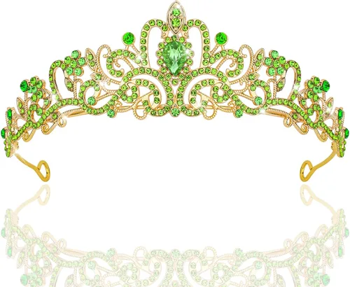 Miniatura 24 de CIEHER - Tiaras y coronas para mujeres y niñas - Regalos de corona para novia, boda, graduación, cumpleaños y Navidad