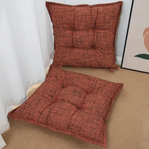 Miniatura 8 de SINSOSSO - Almohadas de suelo grandes de 22 pulgadas, de espuma viscoelástica, cuadradas, antideslizantes, para respaldo de oficina, yoga, asiento