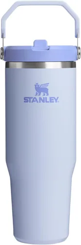 Miniatura 41 de Stanley IceFlow - Vaso con pajilla abatible con asa, de 20 onzas, tapa giratoria y popote abatible, botella de agua resistente a fugas, acero