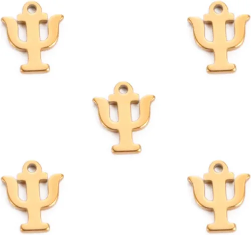 Miniatura 31 de kkjoy 5 dijes de acero inoxidable para hacer joyas y manualidades, varios colgantes pequeños, suministros de manualidades, accesorios para pulseras
