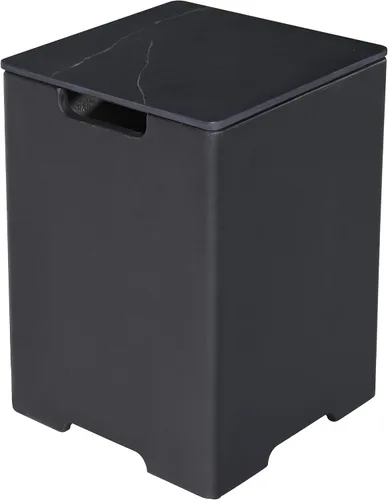 Miniatura 23 de AMS Fireplace Cubierta para tanque de propano de 20 libras Elementi (Cilindro liso - Negro) GFRC, color negro, forma redonda, tamaño - 15.7 x
