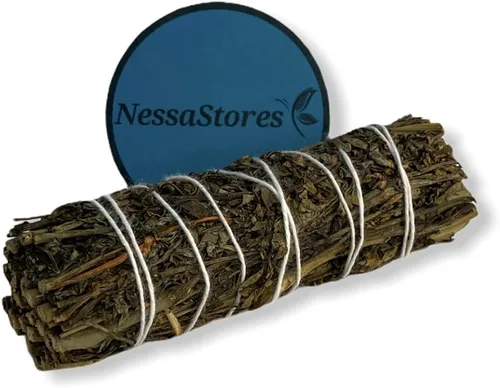 NessaStores Ruda Rue - 3 barras para difuminar, 4 pulgadas atadas a mano, totalmente naturales, de origen ético para limpieza del hogar, limpieza de