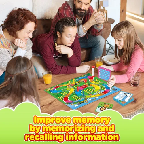 Miniatura 2 de Juegos de mesa de memoria para niños, juegos de mesa educativos de aprendizaje, juego de memoria para niños y niñas a partir de 6 años, divertido