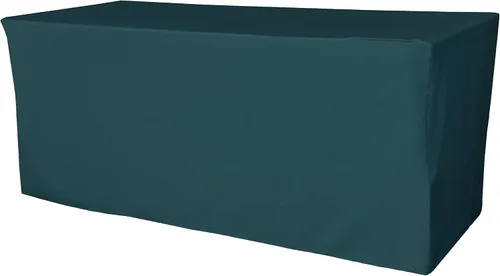 Miniatura 9 de LA Linen Mantel ajustable de popelina de poliéster, 96.2 in de largo x 30.0 in de ancho x 76.2