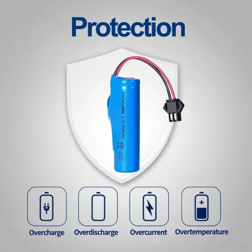 Miniatura 7 de Batería recargable de iones de litio de 3.7V 800mAh para coches RC, barcos, camiones, juguetes de control remoto